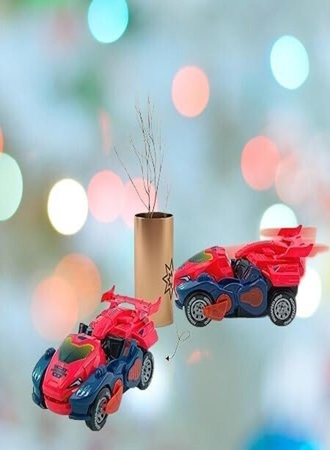 HDA GROUP Musical Sound Toy Musical Daino Robert Car for Kids 3+ Years | Fun & Educational Musical Learning Toy with Lights & Sounds - Encourages Creativity, Hand-Eye Coordination (Multicolor) - Image 3
